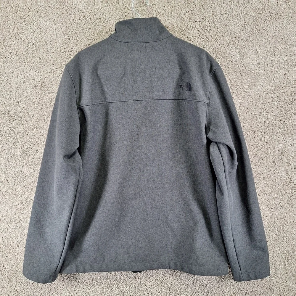 The North Face Jacket Mens L Grey Apex Bionic Softshell Full Zip Outdoor